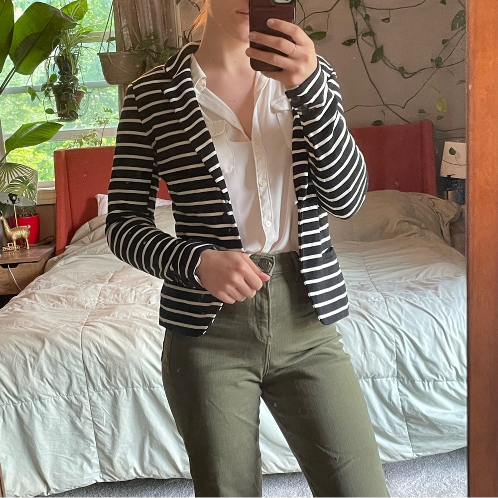 Striped Blazer